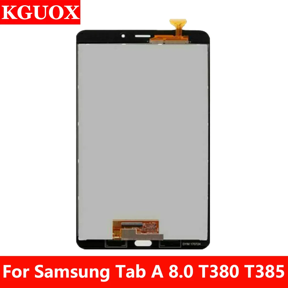 

8,0 "для Samsung Galaxy Tab A 8,0 2017 SM-T380 SM-T385 T380 T385 сенсорный экран дигитайзер стекло ЖК-дисплей сборка Замена