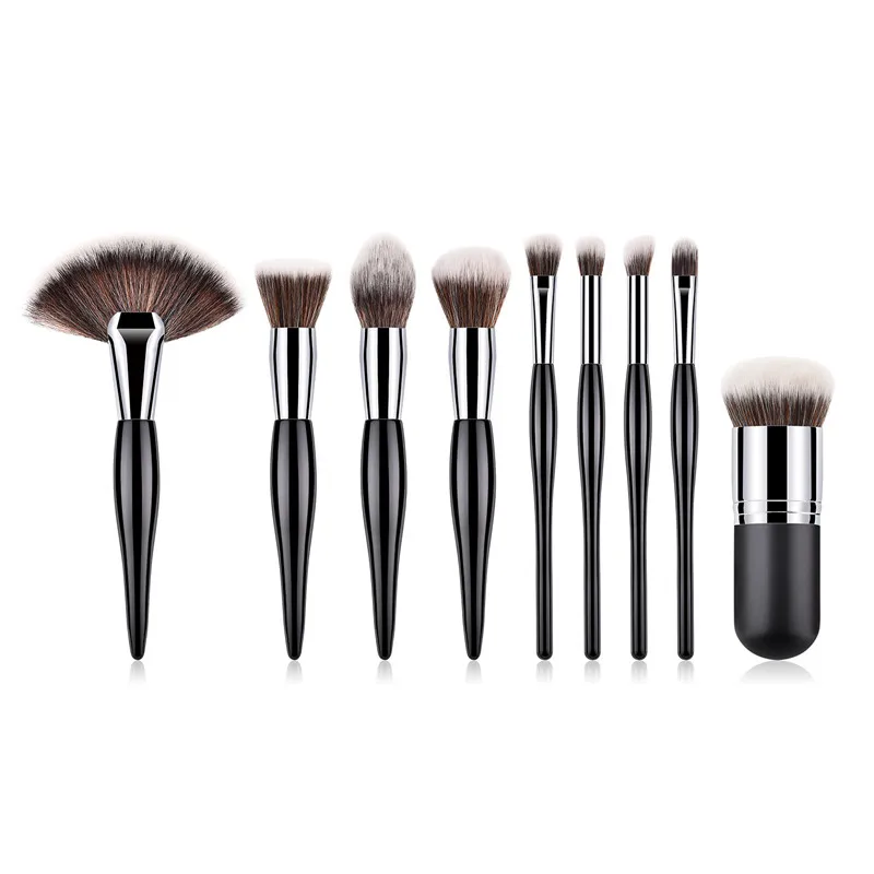 

8/9PCS MakeUp Brushes Set special design handle for Foundation Concealer Highlighter Powder Blusher Eyeshadow Brush Kit