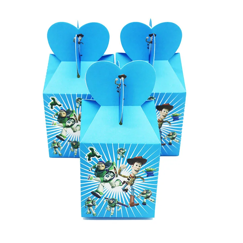 6 шт. Большие размеры коробки для конфет из мультика История игрушек вечерние
