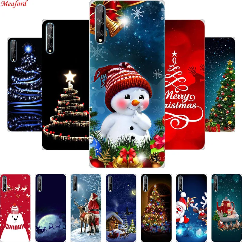 Рождественский силиконовый чехол накладка для ZTE Axon 11 SE 5G A3 A7 2019 A5 2020 V9 Vita V10 A7s Red Magic