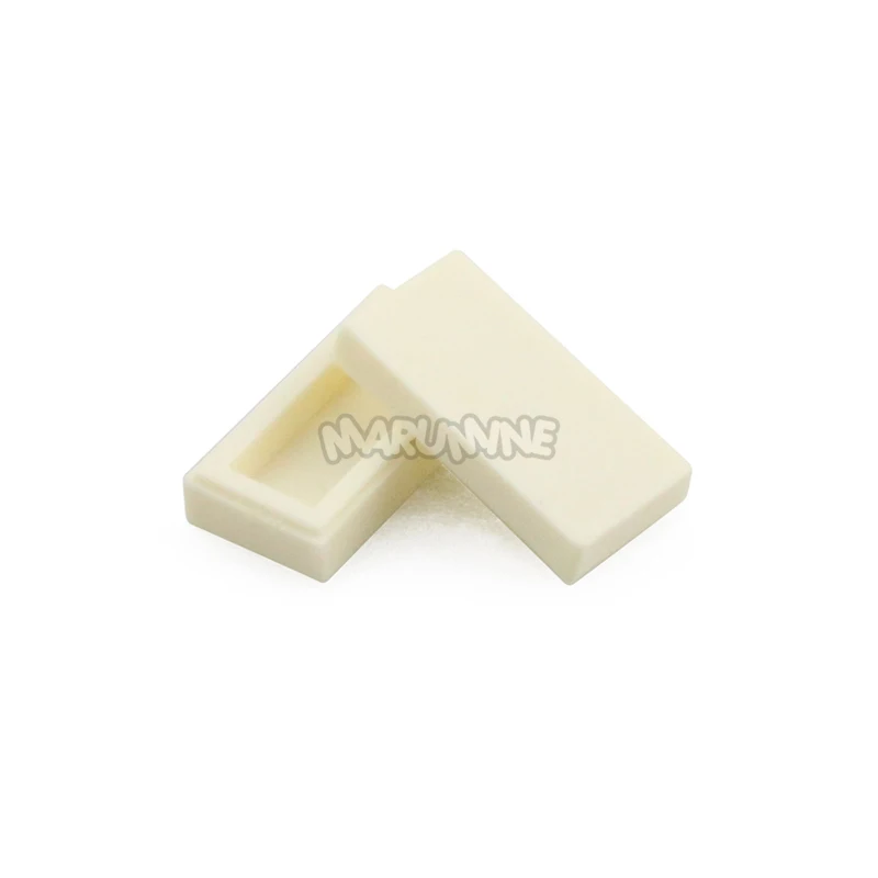 Белый MARUMINE 600 шт. плитка(1 шт.) 2 строительные блоки оптом кирпич 3069 кубики Moc DIY обучающих игрушек для детей масса в упаковке для детей Подарки - Цвет: Белый