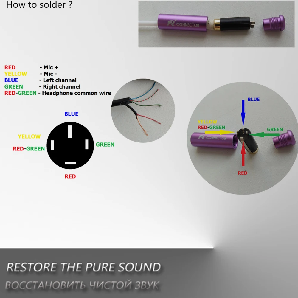 100 шт. 4 полюсный стерео мини разъем 3 5 мм алюминиевый корпус гнездо аудиоразъем