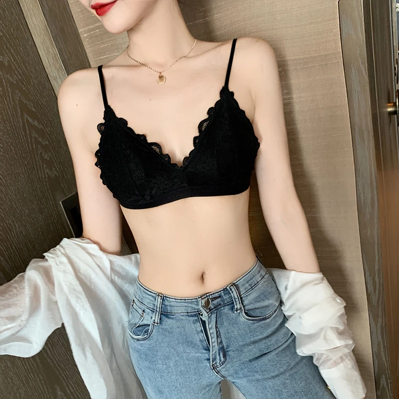 

Женский бюстгальтер без косточек, бесшовный прозрачный бюстгальтер без косточек с цветочным принтом