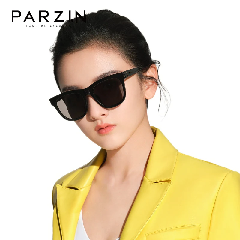 

PARZIN Polarized Sunglasses Women Nylon Lens EMS Frame Vintage Sunglasses for Men UV400 Brand Designer Party Eyeglasses 92121