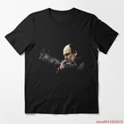 Футболка с рисунком Тони Сопрано, курительная сигара, унисекс, Черная Мужская футболка, ретро футболки с графическим рисунком, футболка из 100% хлопка, мужские и женские футболки, топы