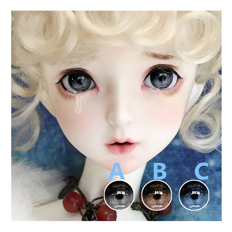 Глаза BJD 3 цвета глаза для шарнирных кукол 12 18 20 мм 1/8 1/6 1/4 1/3 SD DD кукольные