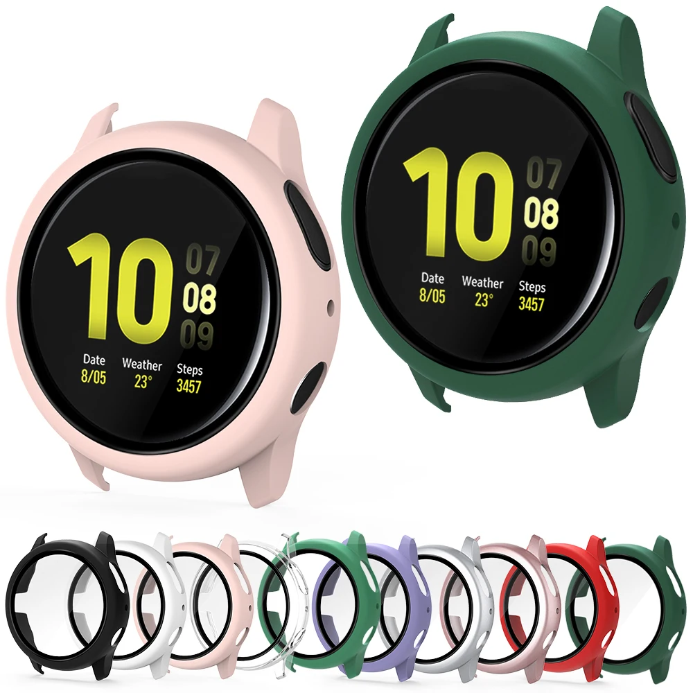 Чехол для Samsung Galaxy Watch Active 2 44 мм 40 чехол-бампер с полным покрытием защитный чехол