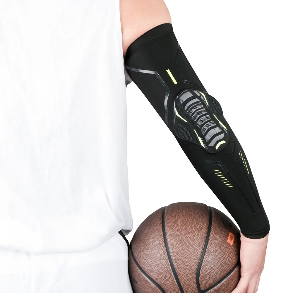 

Sports Arm Sleeves Elastic Elbow Protective Pad Stretch Fitness Sports Crashproof Compression Arm Guard Sports Gear