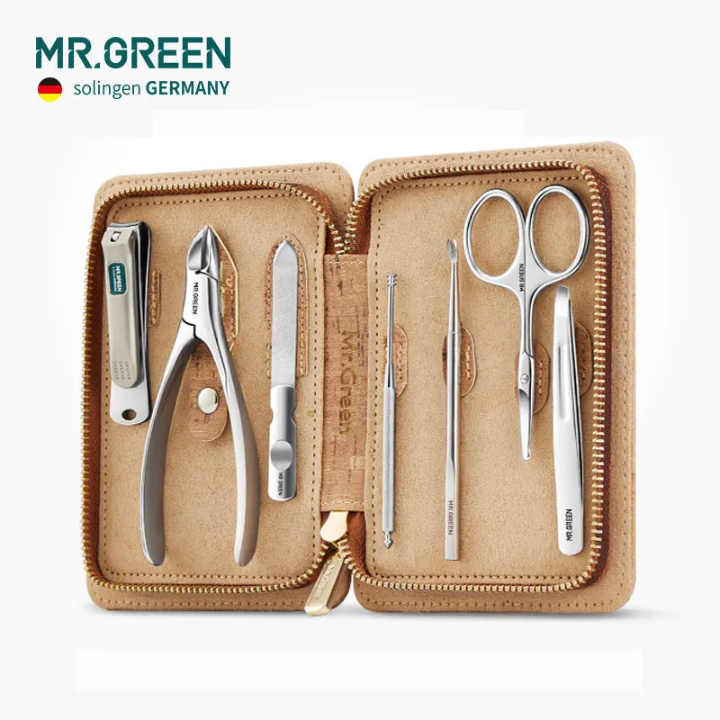 Набор для стрижки ногтей MR.GREEN 7 шт./компл. из нержавеющей стали профессиональные