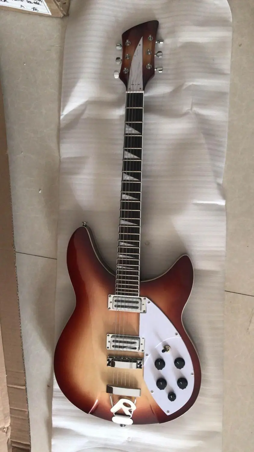 Бесплатная доставка Новое поступление Rickenback 6 строка Электрогитары Одна деталь