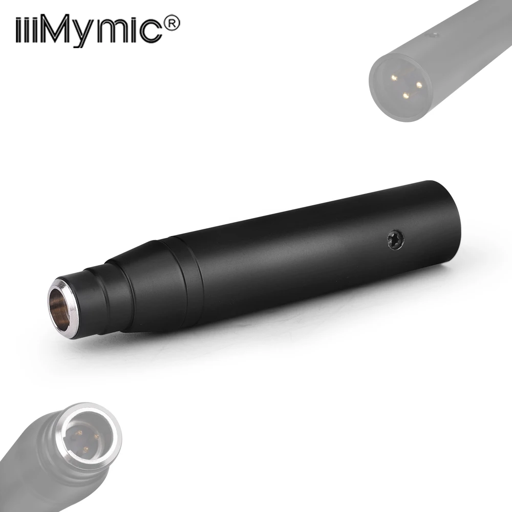 Adaptador de Energia Fone de Ouvido Xlr para Akg Iiimymic Phantom Masculino Samson 3 Pinos Condensador Microfone Instrumento Musical 48v