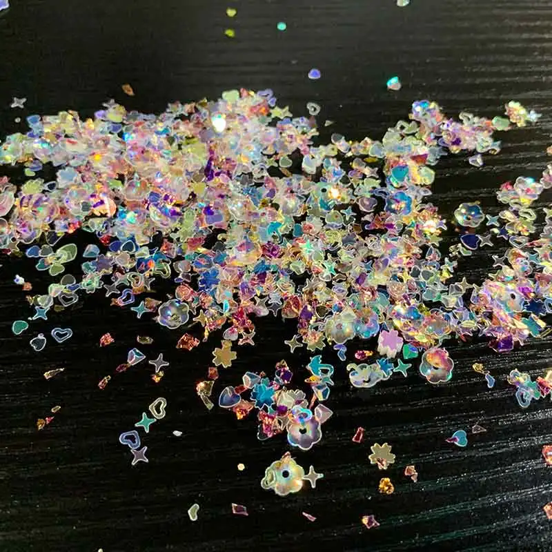 30 г/ОПП блестящие пузырьки розовый шейкер смешанный встряхивание открытка