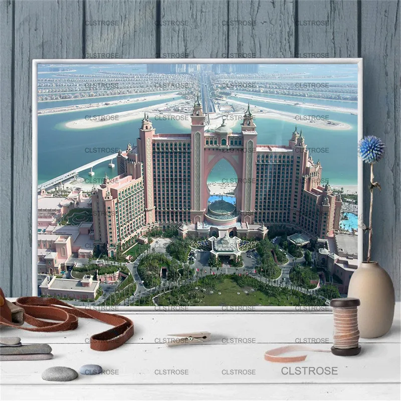 

Diy Diamond Painting Night City Home Bedroom Living Room Wall Decoration Square Diamond Round Diamond Acrylic Material