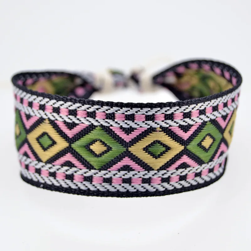 Плетеные веревки браслеты дружбы для женщин и мужчин хлопок ручная работа