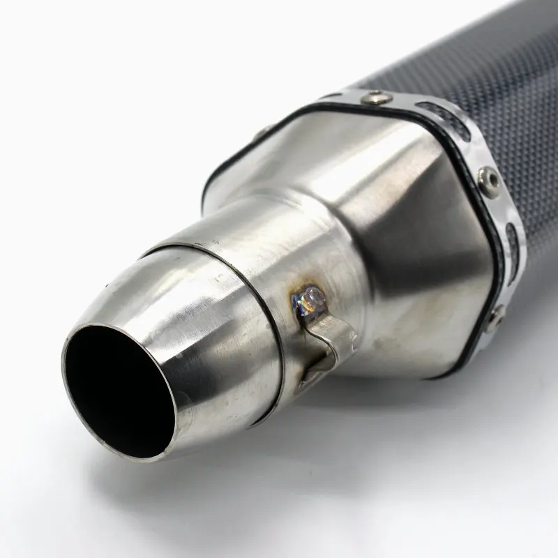 Универсальный мотоцикл модифицированный 51 мм глушитель выхлопной трубы для Honda CB