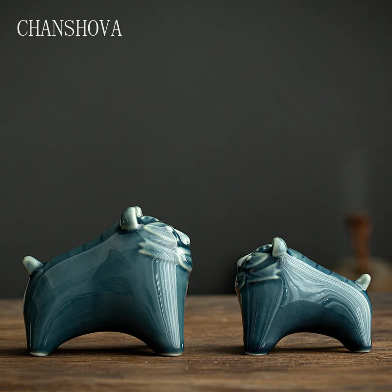 CHANSHOVA Традиционный китайский стиль тигровый чай ручной работы животное