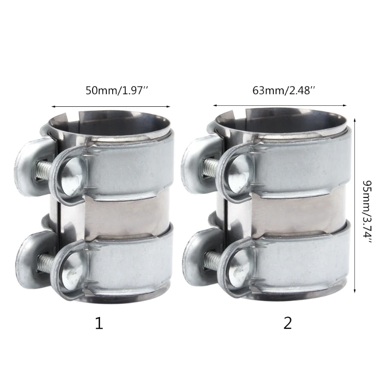 Выхлопная труба T304 из мягкой стали с зажимом|Подвесы хомуты и фланцы| |