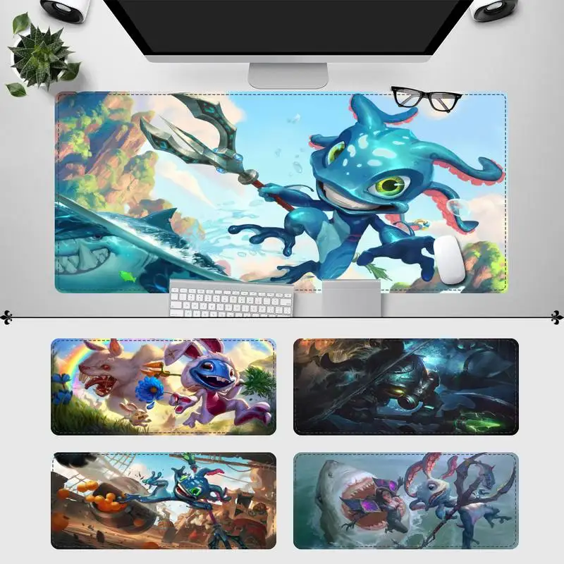 

Accessories League of Legends Fizz Mouse Pad Gaming MousePad Large Big Mouse Mat Desktop Mat Computer Mouse pad For Overwatch