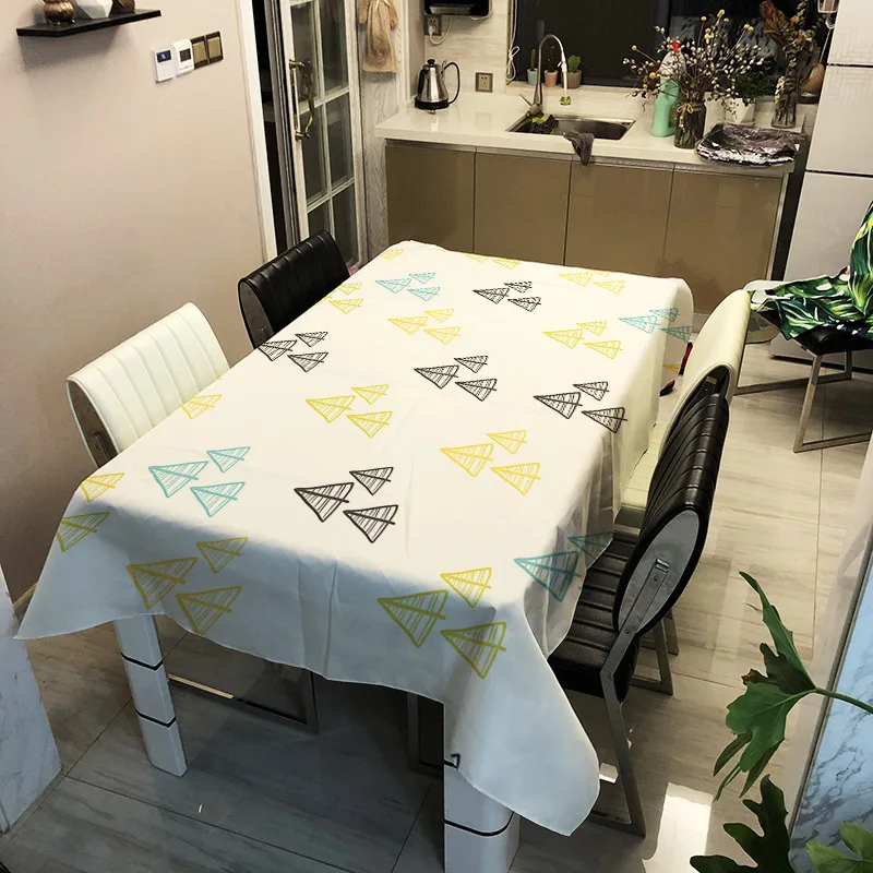 

PVC household decoration random pattern printing washable tablecloth