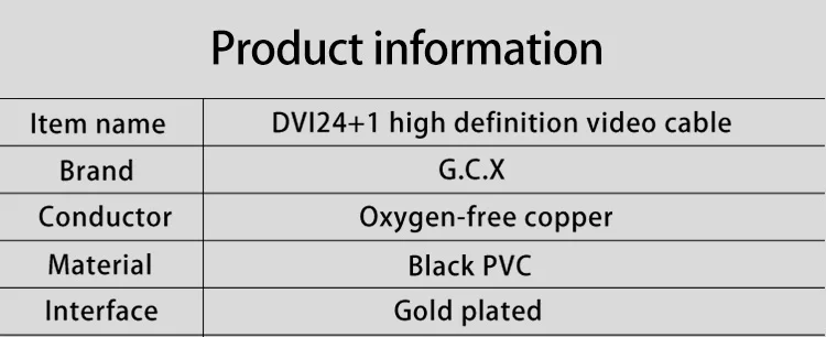 GCX DVI кабель 24+ 1 двойное соединение папа-папа позолоченный DVI-D видео кабель для монитора ТВ проектора 1,5 м 3 м 5 м 10 м 15 м 20 м DVI D