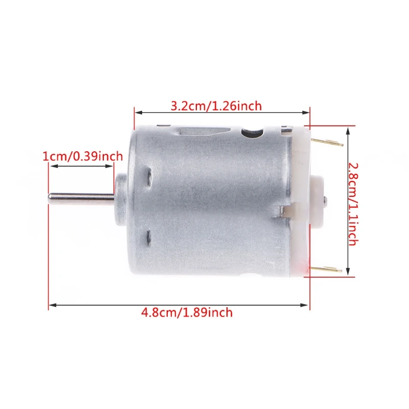 Высокоскоростной робот-Мотор DC 3-36V 4500-25500RPM Brush мощный магнитный двигатель |