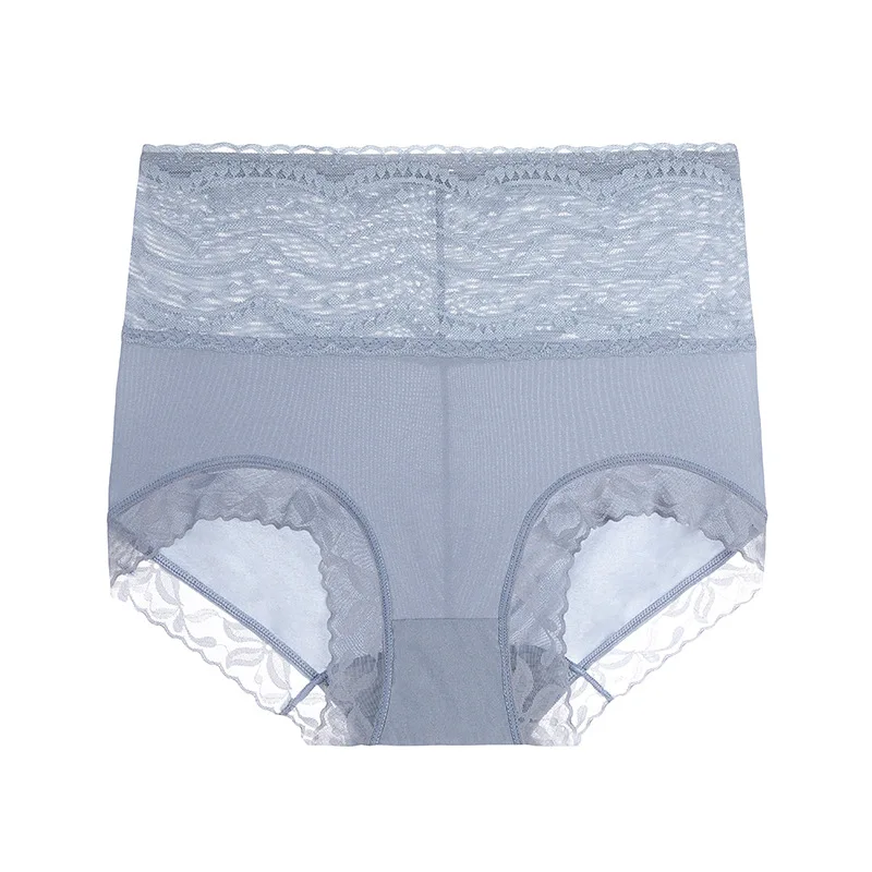 

Women's Panties High Waist Shorts Cotton Crotch Belly Contraction Hip Lifting Breathable Lace Seamless Sexy Lingerie Briefs