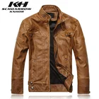 Высококачественная брендовая мужская кожаная куртка, Мужская куртка, классические мотоциклетные байкерские кожаные ковбойские куртки, флисовые толстые пальто, женская