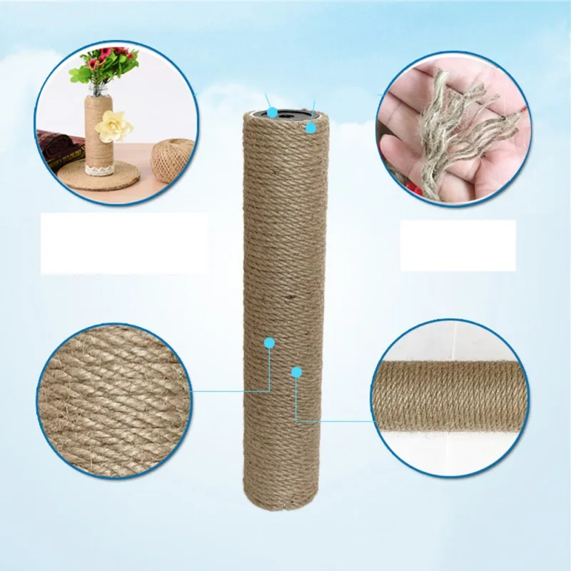 

Sisal Rope Cat Tree DIY Scratching Post Toy Cat Climbing Frame Replacement Rope Desk Legs Binding Rope for Cat Sharpen Claw #7