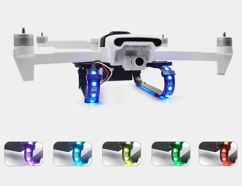 Светодиодный комплект расширенного шасси для XIAOMI Fimi X8 SE Drone аксессуары адаптер для экшн-камеры