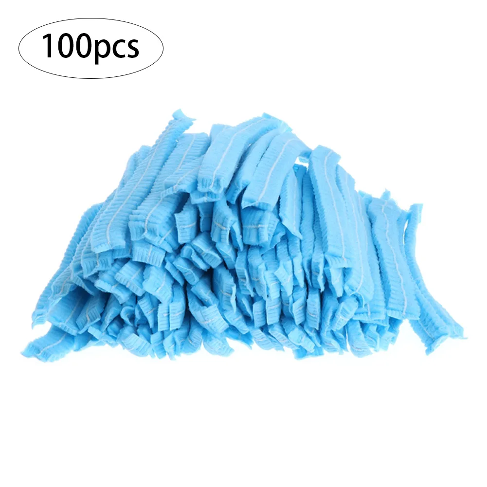 

100PCS Hair Net Disposable Hair Cap Head Cover Net Sterile Eyebrow Tattoo Cap Permanent Makeup Tattoo Tools For Tattoo Cleaning