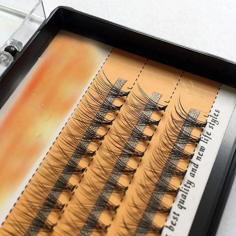 4 шт./партия Модные индивидуальные ресницы ручной работы для женщин макияжа