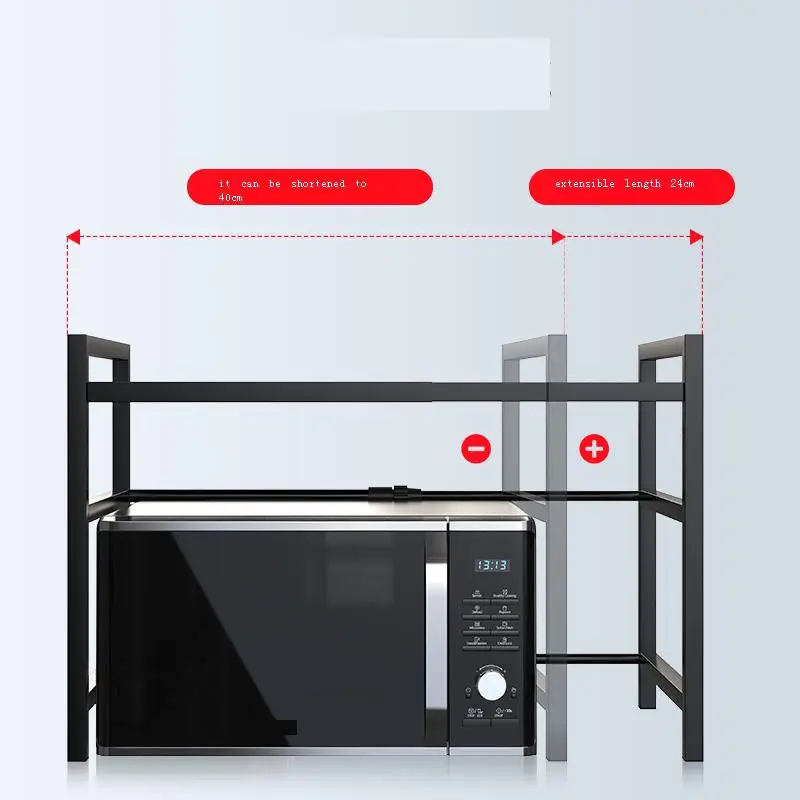 

Organizer Organizadores De Sink Sponge Adjustable Microwave Shelf Mutfak Cocina Organizador Cozinha Kitchen Storage Rack Holder