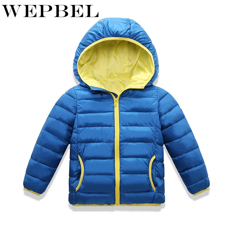 WEPBEL/зимние длинные куртки для маленьких девочек; теплая детская модная повседневная верхняя одежда с капюшоном, длинными рукавами, круглым вырезом и длинными рукавами; новое пальто