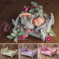 vintage posing wood bed for baby newborn photography props photo flokati shoot studio accessories fotografia photoshoot baskets