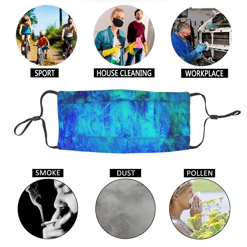 

The Waterfall Mask Adult Men Anti Haze Dust Abstract Mask Protection Respirator Breathable Mouth Muffle