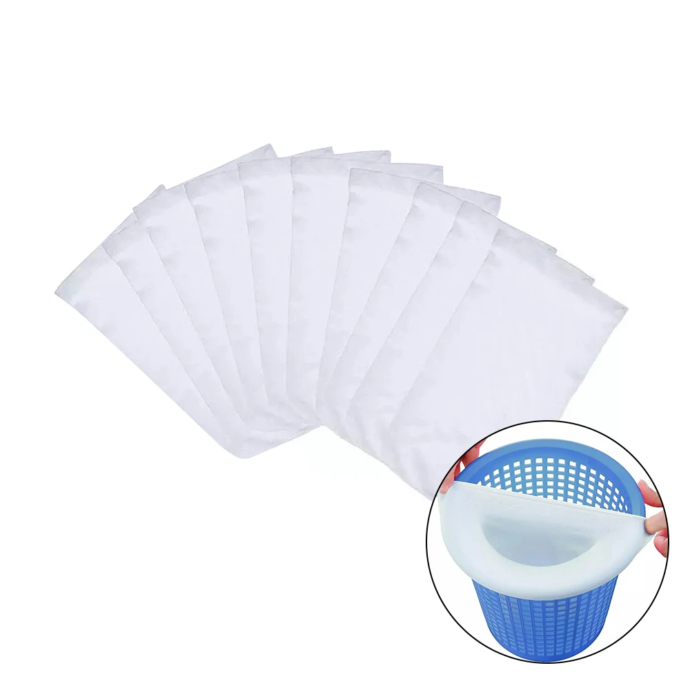 

10PCS Round Pool Skimmer Socks Household Perfect Savers For Filters Baskets Skimmers Net Filter Sock Bag Filter Bag