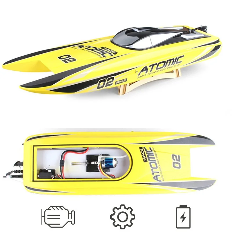 24 ghz rc лодка 70 кмч бесщеточный дви