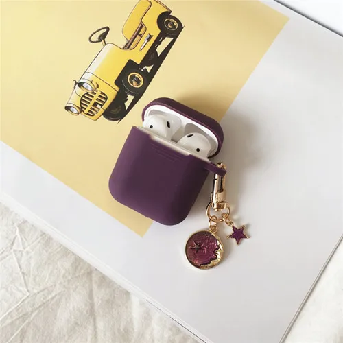 9 Космический астронавт, космонавт силиконовый чехол для Airpods 1 2 аксессуары чехол Защитный чехол Сумка Коробка Чехол для наушников брелок - Цвет: 9