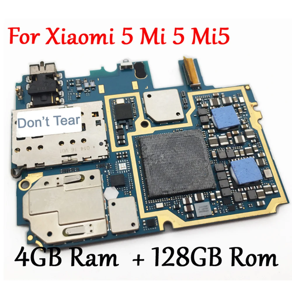 Протестированная оригинальная материнская плата для полной разблокировки Xiaomi 5