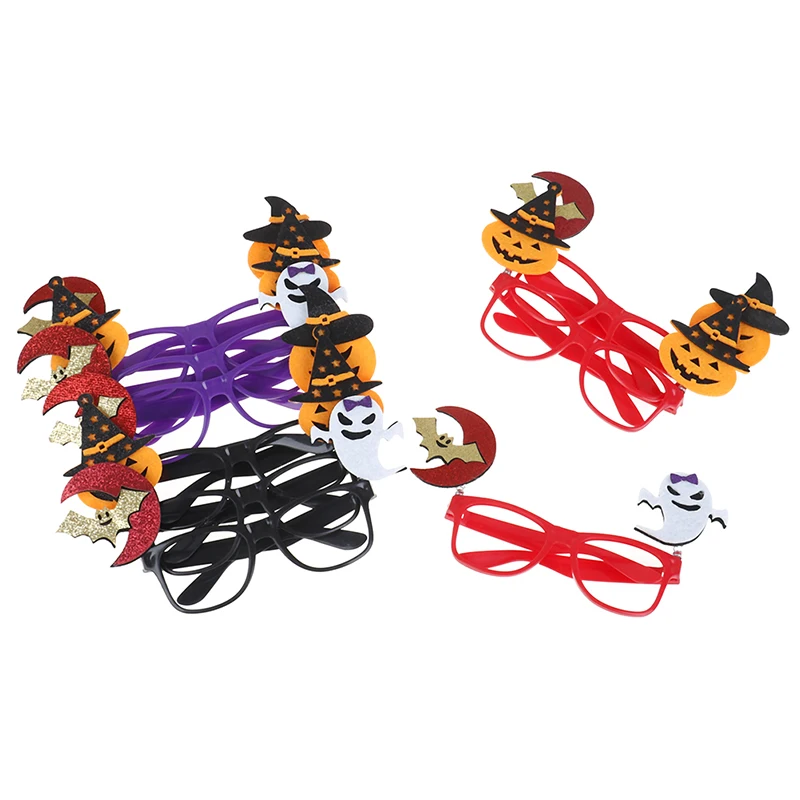 Креативные очки на Хэллоуин рамка летучая мышь ложка реквизит тыква украшение