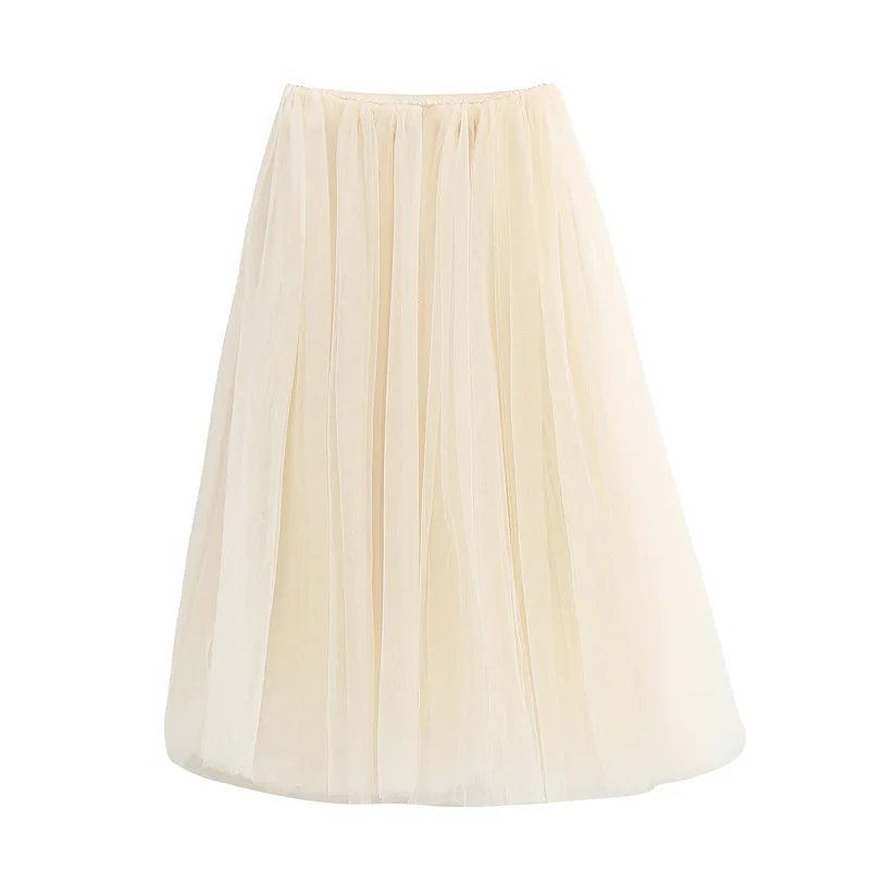 Юбки для девочек многослойная фатиновая сетчатая юбка из хлопка Женская