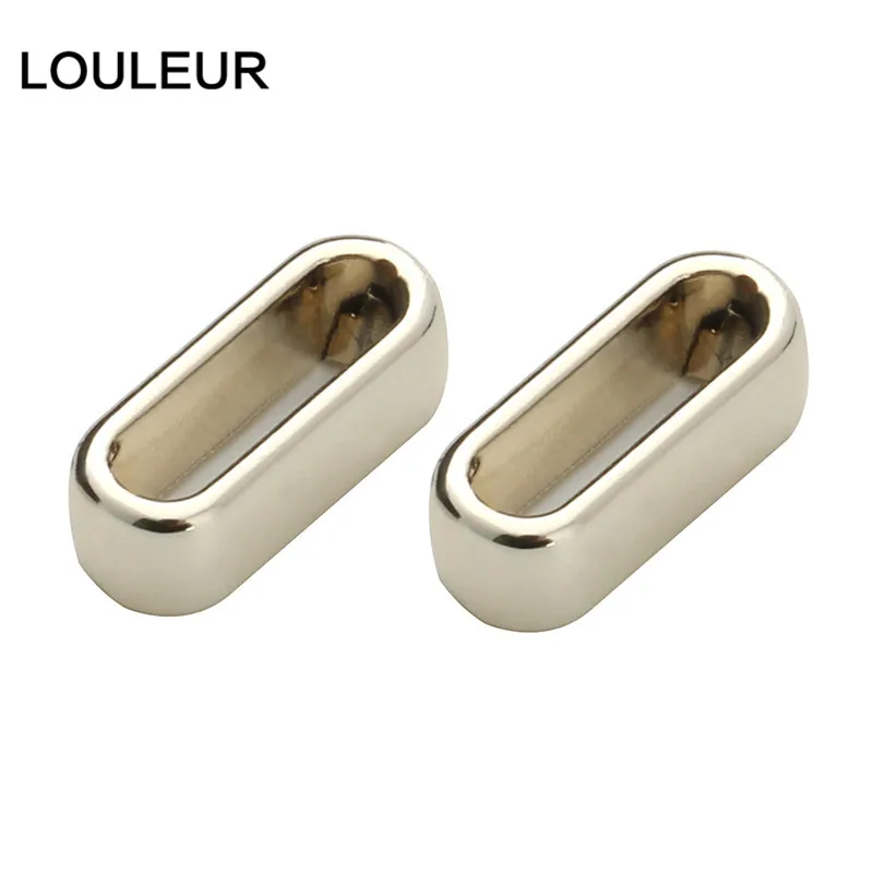 10 teile/los Gold Farbe Legierung Großes Loch Quadratischen Ende Perlen fit 10*3mm Flache Leder Seil Schnur DIY schmuck Machen Zubehör – Detail 7