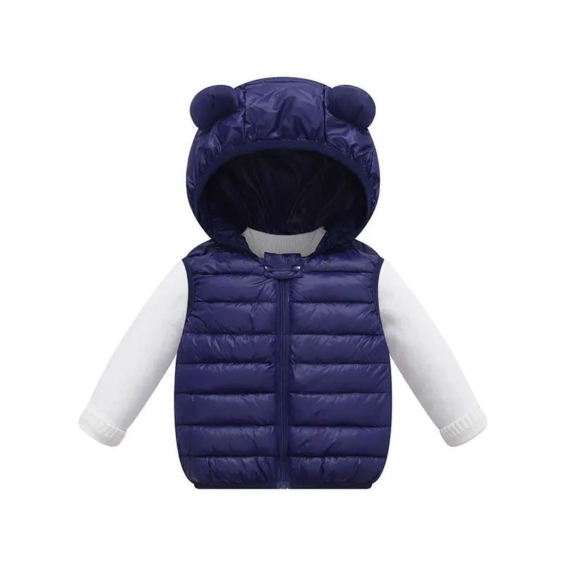 

2020 New Baby Winter Vest Autumn Toddler Boy Gilet Enfant Hooded Waistcoat for Girl Kids Clothes Children Thin Outerwear Jacket