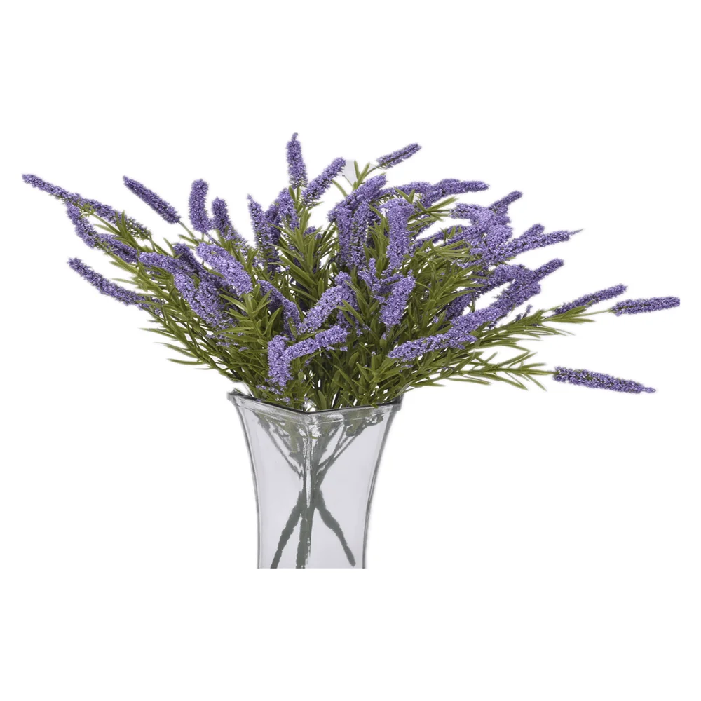 

Simulation Artificial Flower Romantic Lavender Comfrey Bouquet Dress Up Wedding DIY Home Outdoor Hotel Party Office Decoration