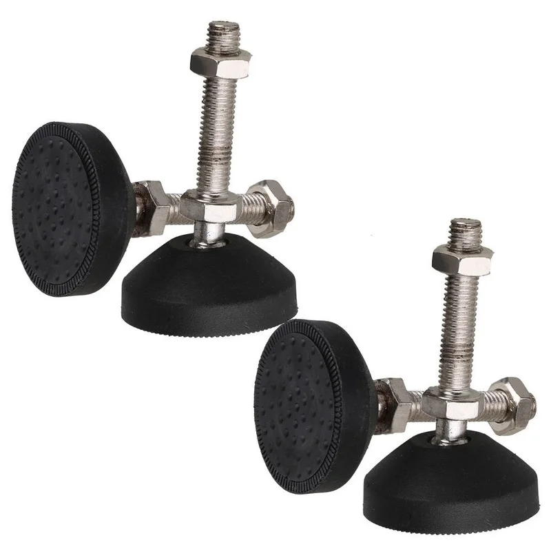 Регулируемые выравнивающие ножки M10 резьба черные мебели скользящие