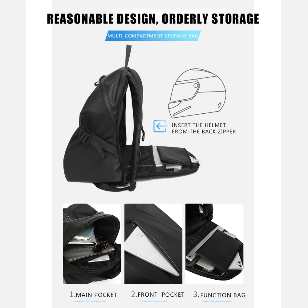 2021 new backpack motorcycle helmet bag female motorcycle riding bag waterproof travel bag large capacity backpack male