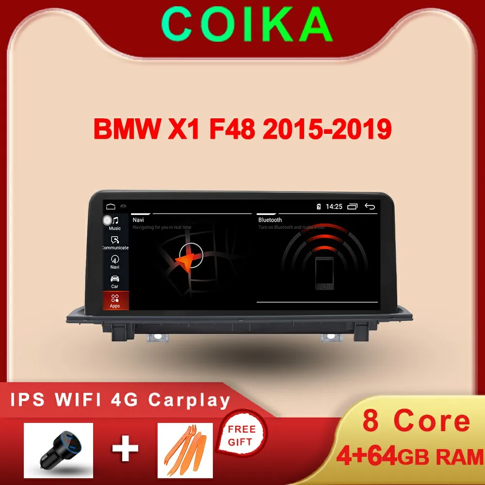 Восьмиядерный Android 9 0 система автомобиля радио плеер для BMW X1 F48 16 17 Мультимедиа