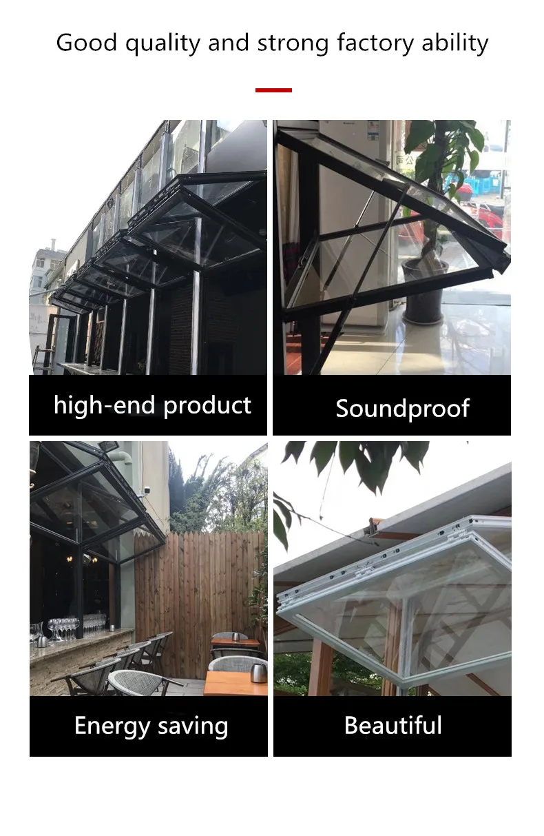 Алюминиевая витрина вертикальная раздвижная двустворчатая дверь складные окна