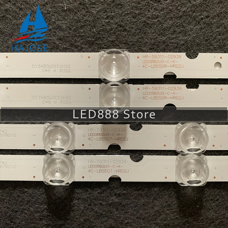 Светодиодная подсветка для THOMSON 55UD6406X1 55UD6406 TCL 55S423 55S421 GIC55LB112 3030F2.1D GIC55LB111 4c-lb5507-hr02j 4