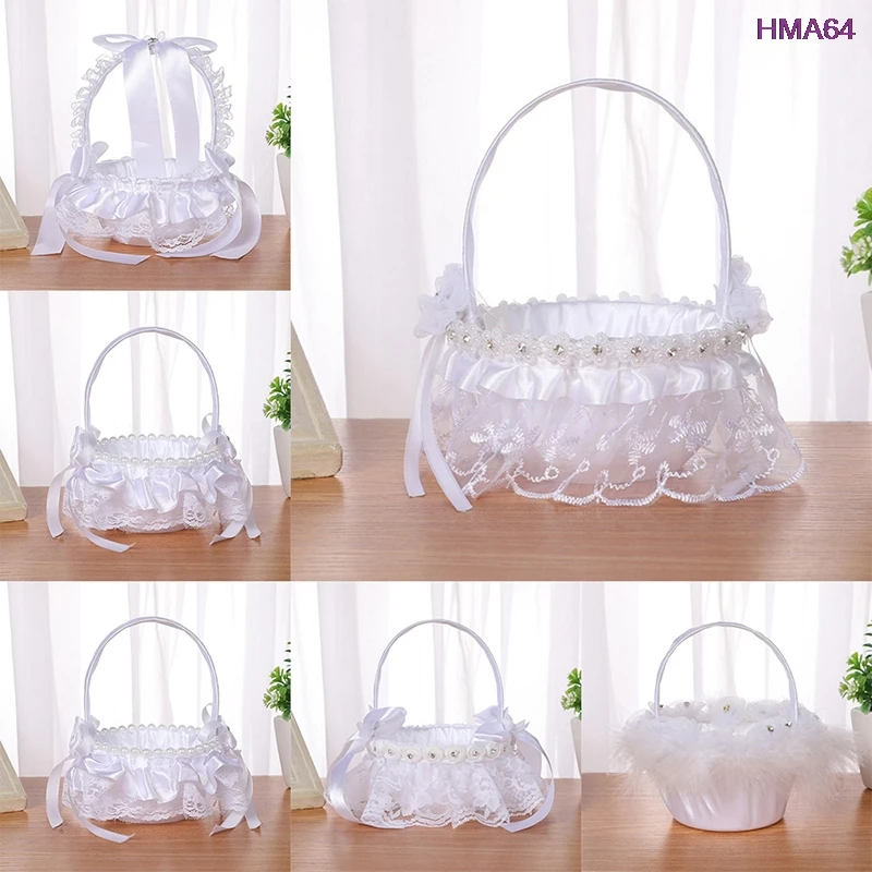 

1pcs Flower Basket Simulation Petals Party Home Decor Gift Placing Flower Petals And Candy Wedding Supplies